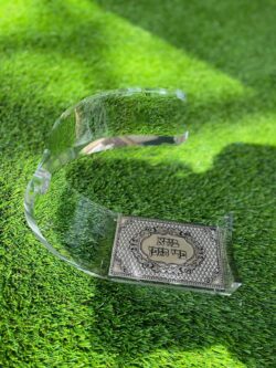 ⁦מעמד לבקבוק יין - פלקטה כסף⁩ – תמונה ⁦2⁩