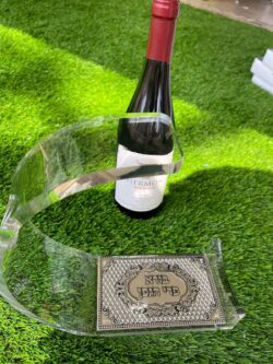 מעמד לבקבוק יין - פלקטה כסף