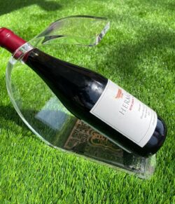 ⁦מעמד לבקבוק יין - פלקטה זהב⁩ – תמונה ⁦2⁩