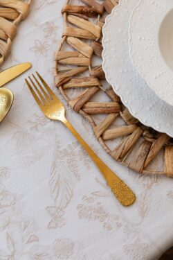 מפת שולחן | מאלי ברונז זהב