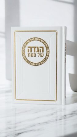 ⁦הגדה דמוי עור יוקרתית⁩ – תמונה ⁦4⁩
