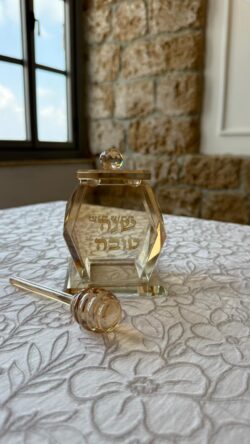 כלי מעויין מהודר לדבש | קריסטל שמפניה